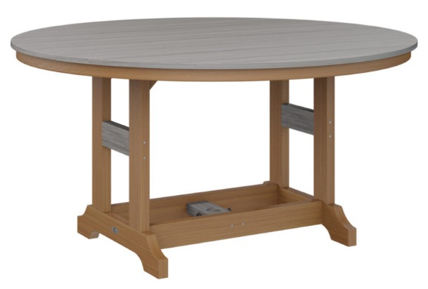 Berlin Gardens Garden Classic 60" Round Dining Table (Natural Finish)